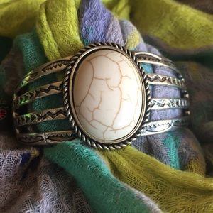 White Stone Cuff